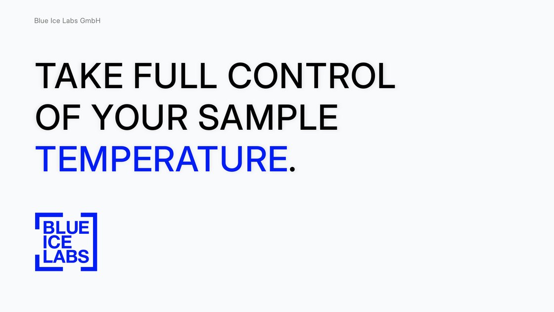 Title slide: take full control of your sample temperature