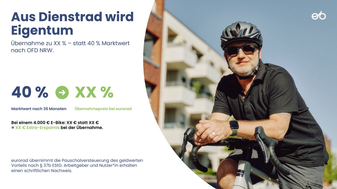 From company bike to ownership – takeover after 36 months