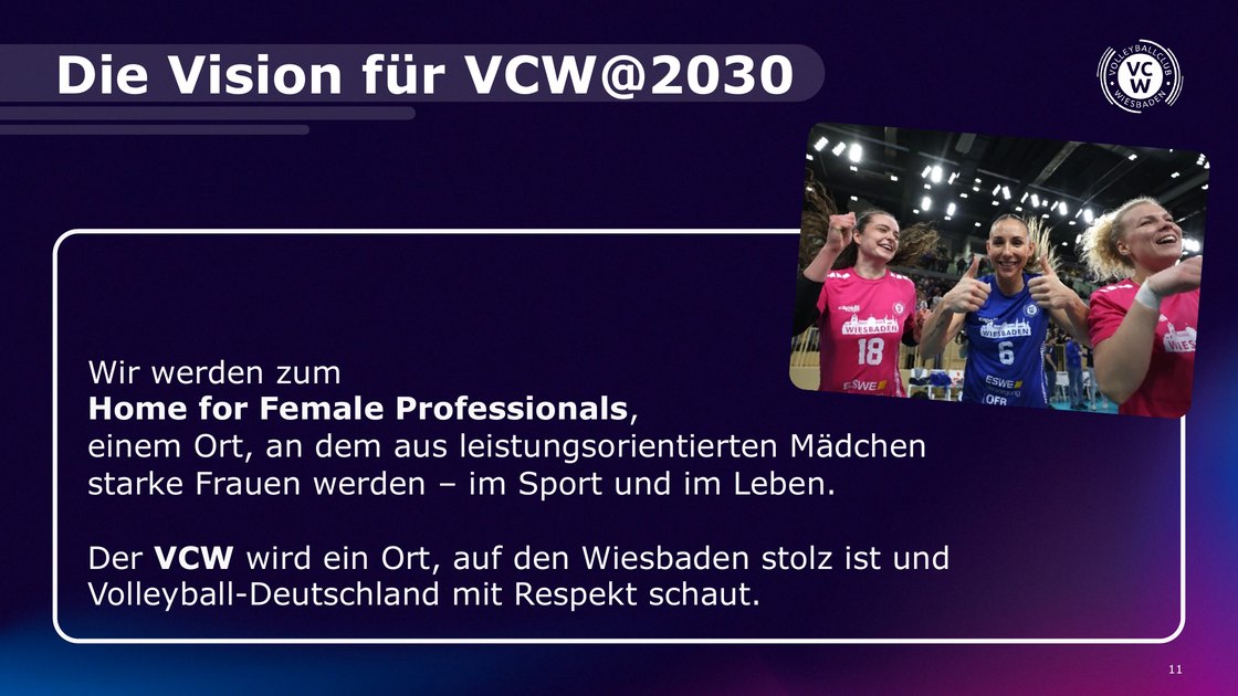 The vision for VCW@2030: a place where strong women are made