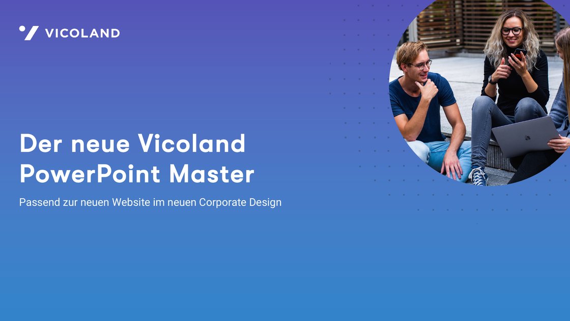 Title slide: the new Vicoland PowerPoint master