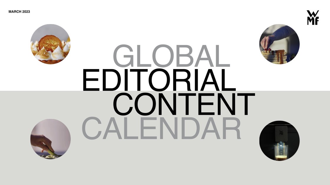 Title slide: global editorial content calendar