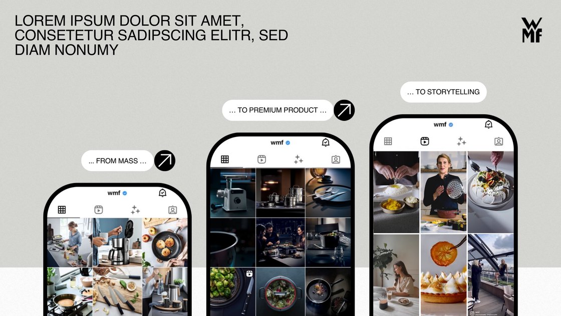 From mass product to premium product and on to storytelling in the app